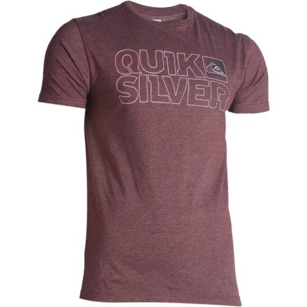 Quiksilver False Impression Slim T-Shirt - Short-Sleeve - Men's Wino Wine, L