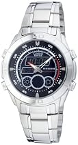 Casio - EFA-115D-1A1VEF - Edifice - Montre Homme - Quartz Analogique et Digitale - Multifonctions - Bracelet Acier