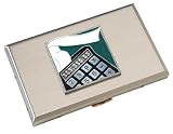 Calculator Metal Wallet