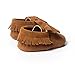 Voberry Baby Boys Girls Tassel Bow Soft Sole PU Leather Loafers Moccasin Sneakers (Coffee, 12~18 Month)