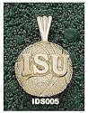 Idaho State Bengals 14KT Gold Basketball Pendant