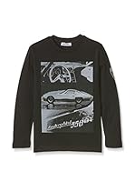 Automobili Lamborghini Camiseta Manga Larga (Negro)
