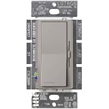 Lutron DVCL-153P-GR Diva Dimmable CFL/LED Dimmer, Grey