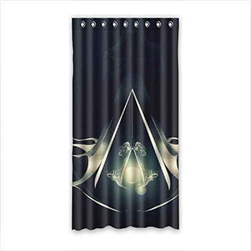 SANMOU Assassin's Creed Blackout Curtain Polyester For Bedroom 50"x96" (1 piece)