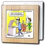 Review 3dRose LLC  / Freezer Burns - 6 Inch Tile Napkin Holder