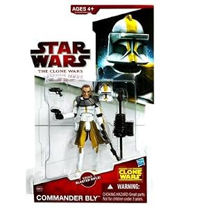 Star Wars 2009 Clone Wars Animated Action Figure CW No. 39 Commander Bly by 