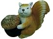 Squirrel with Acorn Ceramic Salt and Pepper Shakers