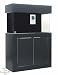 Clear-for-Life Rectangle 60 Gallon Acrylic Aquarium (Black) w/ LS Black MDF Stand & Canopy