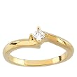 14K Yellow Gold Diamond Promise Ring - 0.15 Ct.