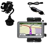 Garmin Nuvi 880 Auto Cup Holder with Car Charger - Uses Gomadic TipExchange