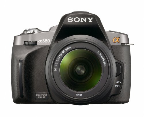 Sony Alpha A380L 14.2 MP Digital SLR Camera with  Super SteadyShot INSIDE Image Stabilization and 18-55mm Lens