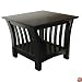 Elite 38-1066-050 Florenzia End Table-Black Lacquer