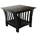Kitchen & Housewares : Elite 38-1066-050 Florenzia End Table-Black Lacquer