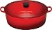 Le Creuset Enameled Cast-Iron 9-1/2-Quart Oval French Oven, Cherry Red