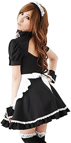 TAILUN Women's Anime Cosplay French Apron Maid Fancy Dress Costume