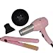CHI Flat Iron and Dryer Set by Farouk - Pink