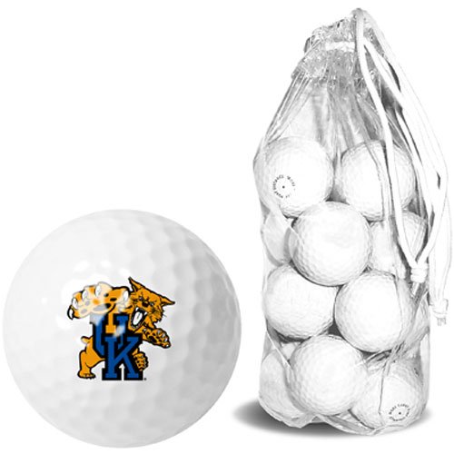 Kentucky Wildcats Ncaa 15 Golf Ball Clear Pack