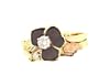 Yellow-gold Black Hills Gold Diamond Wedding-ring-set