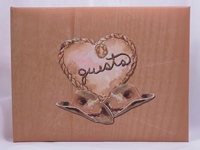 Country Flair Western Wedding Guest Book