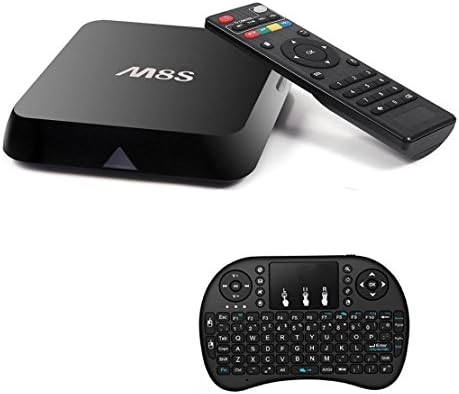 Yesea® M8S Android 4.4 Amlogic S812 Quad Core 2G 8G Fully Loaded KODI Cloud TV H.265 3D Blu-ray 4K Stream Media Player Smart TV Box with I8 Wireless Mini Keyboard (Black)