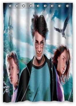 Best Design Harry potter And The prisoner of azkaban Window Curtains/drape/panels/treatment Polyester Fabric Office/Home/Bedroom Decor 52"x 72"
