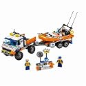 LEGO City Model 7726 Coast Guard Truck with Speed Boat