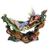 Flower Fairy in Leaf Hammock - 2 assorted Designs (Sold Separately)