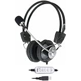 Pyle Home PHPMCU10 Multimedia/Gaming USB Headset with Noise-Canceling Microphone