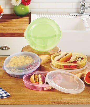 Set of 4 Cook, Serve, and Store Plates