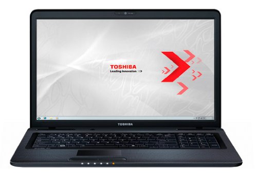 Toshiba Sat Pro L670-1M3 43,9 cm (17,3 Zoll) Notebook (Intel Core_i5 480M, 2,6GHz, 4GB RAM, 750GB HDD, Radeon HD 5650, DVD, Win 7 Pro) schwarz