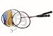 NEW SPORTS badminton set, sort 3-fold. 2 rackets and one shuttlecock (0000896)