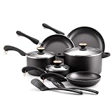 Paula Deen 11 Piece Cookware Set, Charcoal