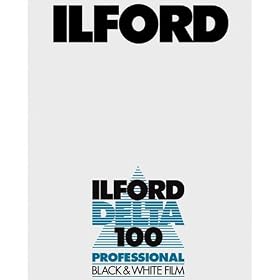 Ilford Delta Pro 100 Fine Grain Medium Speed, Black and White Film, ISO 100 8 x 10" - 25 Sheets