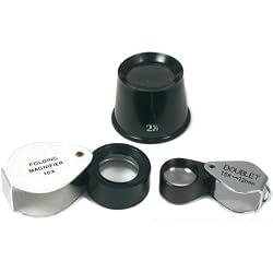 15X Loupe Doublet 10X Eye Piece 4X Magnifier Opti Tools