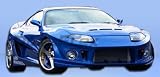 1993-1998 Toyota Supra Conclusion Widebody Complete Kit: Includes Conclusion Widebody Front Bumper (101334), Rear Bumper (101336), Side Skirts (101338), Door Caps (101333), Front Fenders (101335), Rear Fender Flares (101337), and a Trunk Wing (101339). Does not include the rear diffuser shown in the pictures.