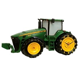 John Deere Tractor 3-D Wall Clock by -