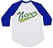 NEVER SHOUT NEVER - Team Logo - Blue / White Baseball Jersey