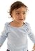 Organic Infant Long Sleeve Lapover Tee Baby 1x1 Rib, Organic Natural, 3 -6 Months
