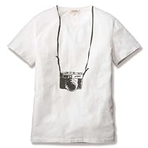 ヒロミチbyヒロミチナカノ（hiromichi　BY HIROMICHI NAKANO） Tシャツ（カメラプリントTシャツ） メンズ 【ホワイト/M】