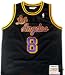 Kobe Bryant #8 Los Angeles Lakers Hardwood Classics NBA Jersey Black Size XXL