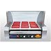 Cuisinairre Hot Shot 9 Roller Hot Shot Commercial Grade 9-Roller 24 Hot Dog Grill Maker Machine, 1800-watt