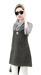 Long Sleeves Cotton/Polyester 2015  Shirt  Dress