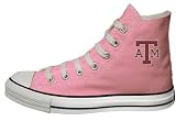 Converse Chuck Taylor All Star Hi Top Pink Texas A&M University Logo Maroon Canvas