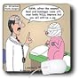 Rich Diesslins Funny Animals Cartoons - A Pig Is Still A Pig After Cosmetic Surgery - Mouse Pads