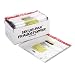 MMF Industries Tamper-Evident Cash Bags, 8 Bundle Capacity, 20 x 20 Inches, Clear, 250 Bags per Box (2362006N20)