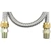NEW DORMONT 30-3141-72 GAS RANGE & GAS FURNACE FLEX-LINES (72" GAS RANGE, FFITTED WITH 1/2" M.I.P. (