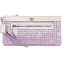 AUTHENTIC COACH PENELOPE OP ART CLUTCH 13166 (Lilac)