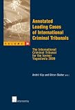 The international criminal tribunal for the former Yugoslavia 2009