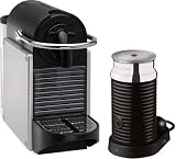 Nespresso Pixie With Aeroccinno by Magimix Electric Aluminium