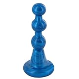 Good Vibrations - Casanova Silicone Anal Toy - Dildo / Plug - blue / blau - ca. 10,5 cm lang � ca. 2,0 bis 2,3 cm